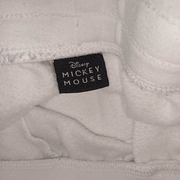 ♥️🤍💛 NWOT Womens Mickey Mouse Print Joggers Park Urban Street Size 4 W/ Socks - Picture 4 of 6